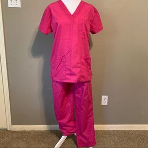 Just Love Pink Scrub Set - Size XS